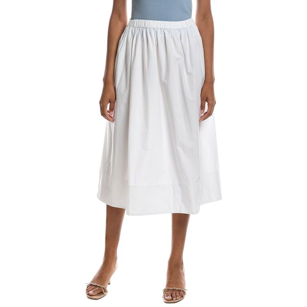 Michael Stars Womens Meadow Midi Skirt, White